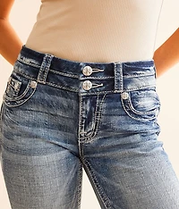 Mid-Rise Flare Stretch Jean