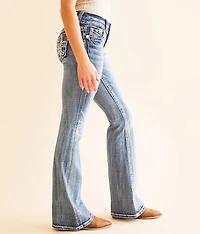 Mid-Rise Flare Stretch Jean