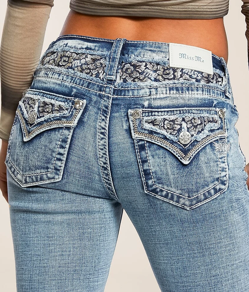 Mid-Rise Flare Stretch Jean