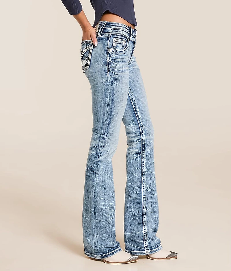 Mid-Rise Boot Stretch Jean