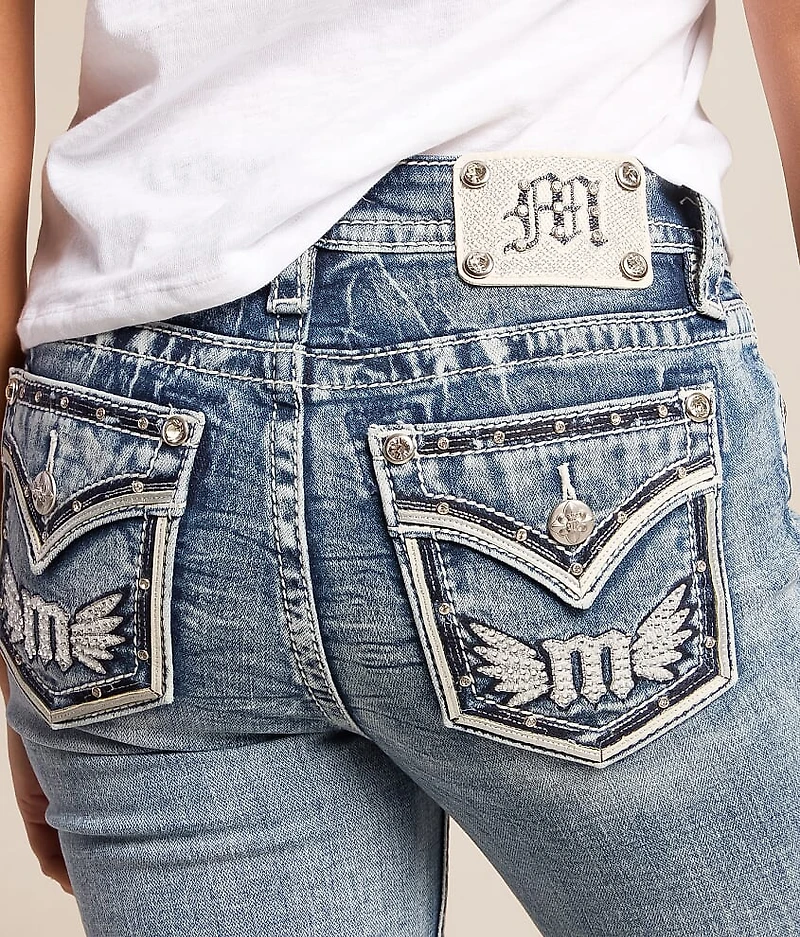 Mid-Rise Universal Stretch Cuffed Capri Jean