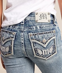 Mid-Rise Universal Stretch Cuffed Capri Jean