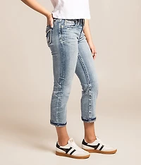 Mid-Rise Universal Stretch Cuffed Capri Jean