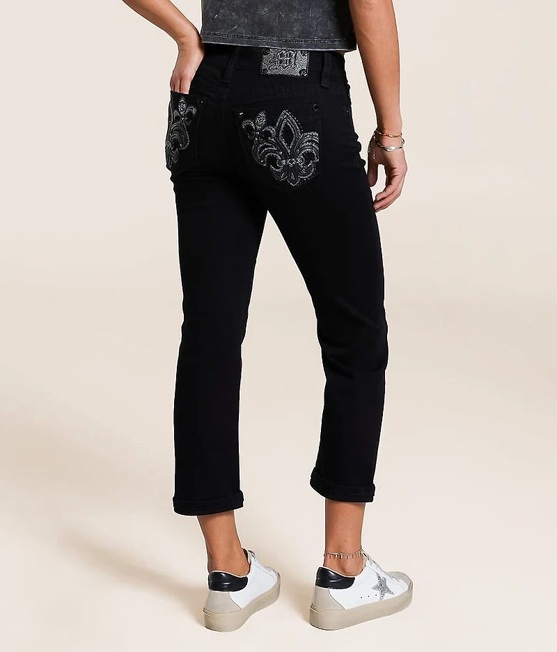 Mid-Rise Capri Stretch Jean