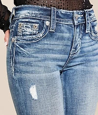 Mid-Rise Flare Stretch Jean