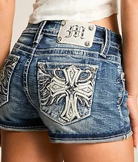 Mid-Rise Stretch Short