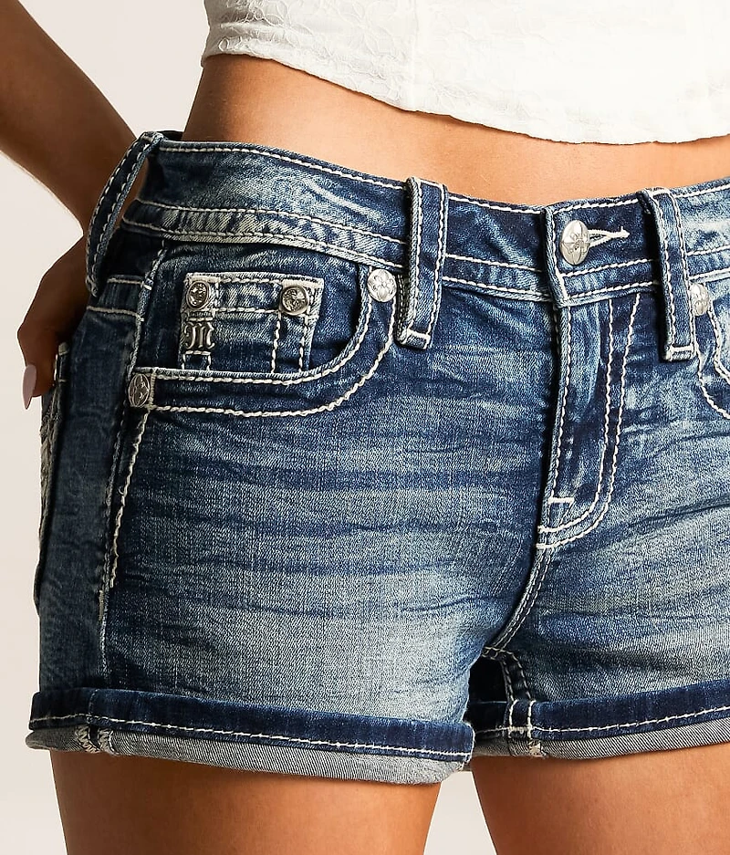 Mid-Rise Stretch Short