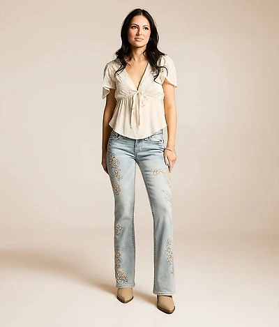 Mid-Rise Boot Stretch Jean