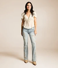 Mid-Rise Boot Stretch Jean