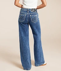 High Rise Wide Leg Stretch Jean