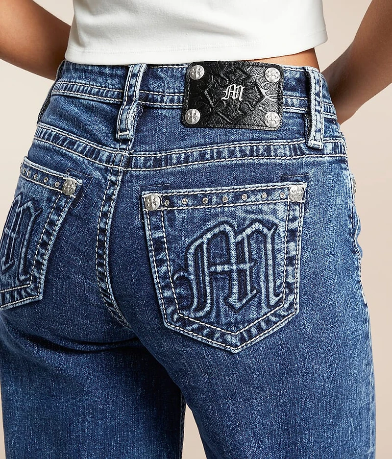 High Rise Wide Leg Stretch Jean