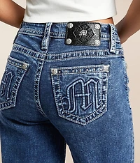 High Rise Wide Leg Stretch Jean