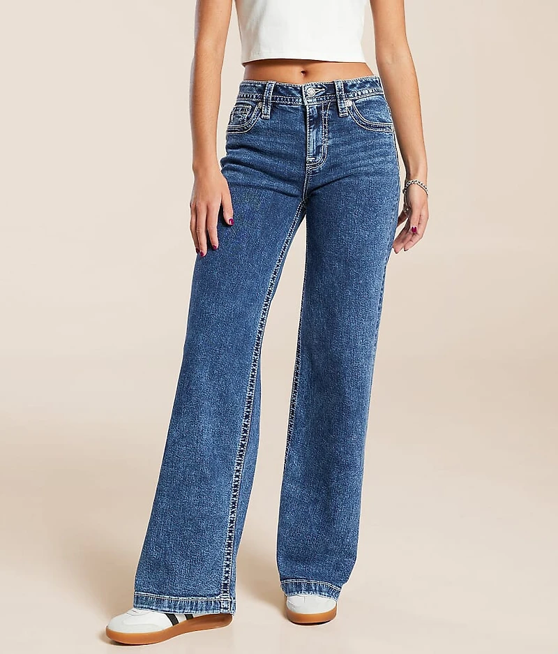 High Rise Wide Leg Stretch Jean