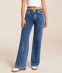 High Rise Wide Leg Stretch Jean