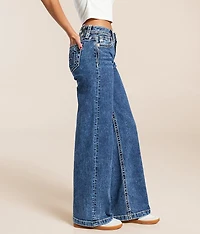 High Rise Wide Leg Stretch Jean