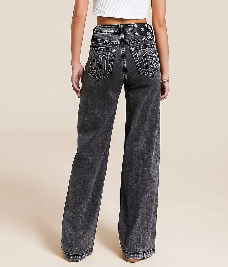 High Rise Wide Leg Stretch Jean