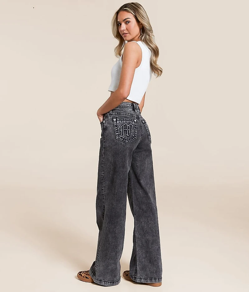 High Rise Wide Leg Stretch Jean