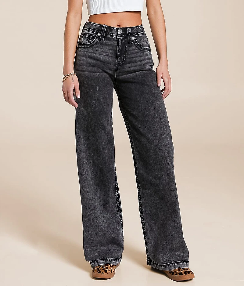 High Rise Wide Leg Stretch Jean