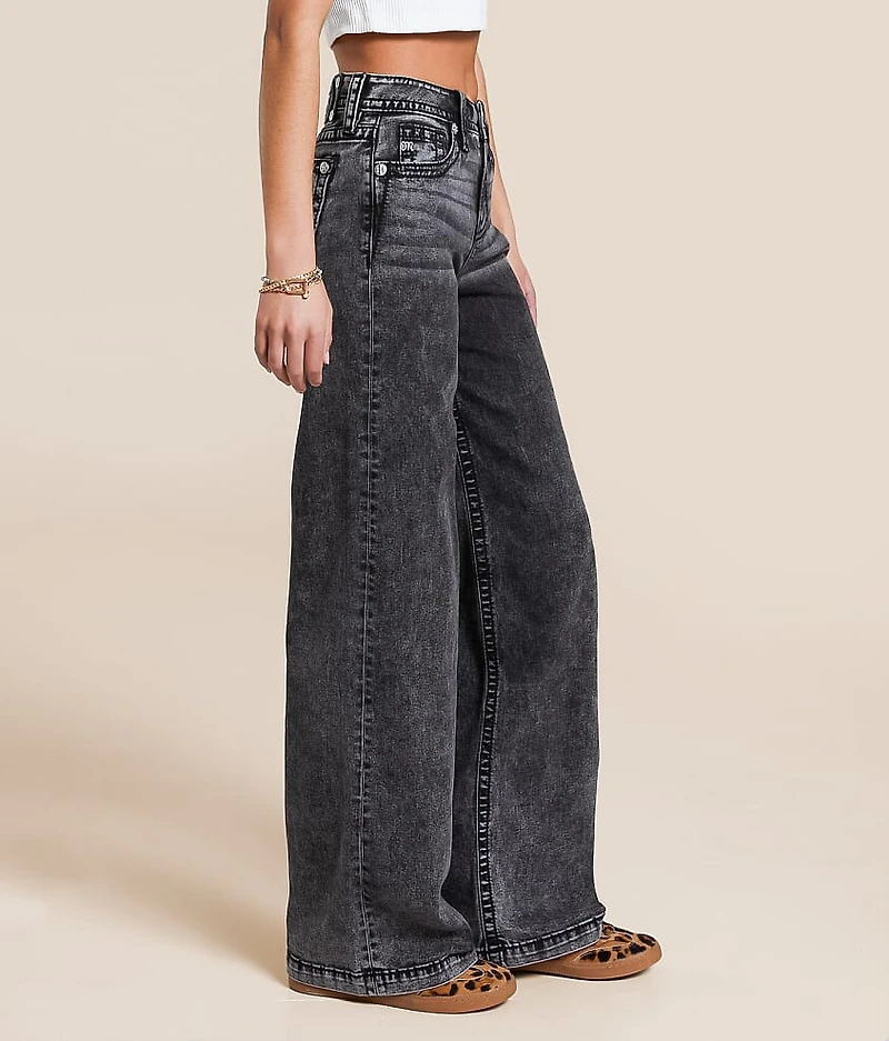 High Rise Wide Leg Stretch Jean