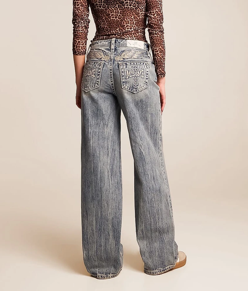 High Rise Wide Leg Jean