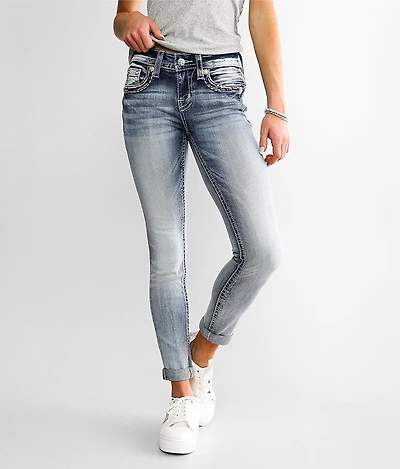 Low Rise Ankle Skinny Stretch Jean