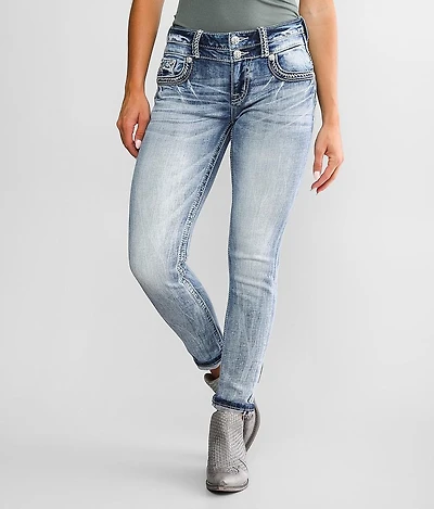 Low Rise Ankle Skinny Stretch Jean