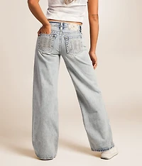 Low Rise Wide Leg Jean