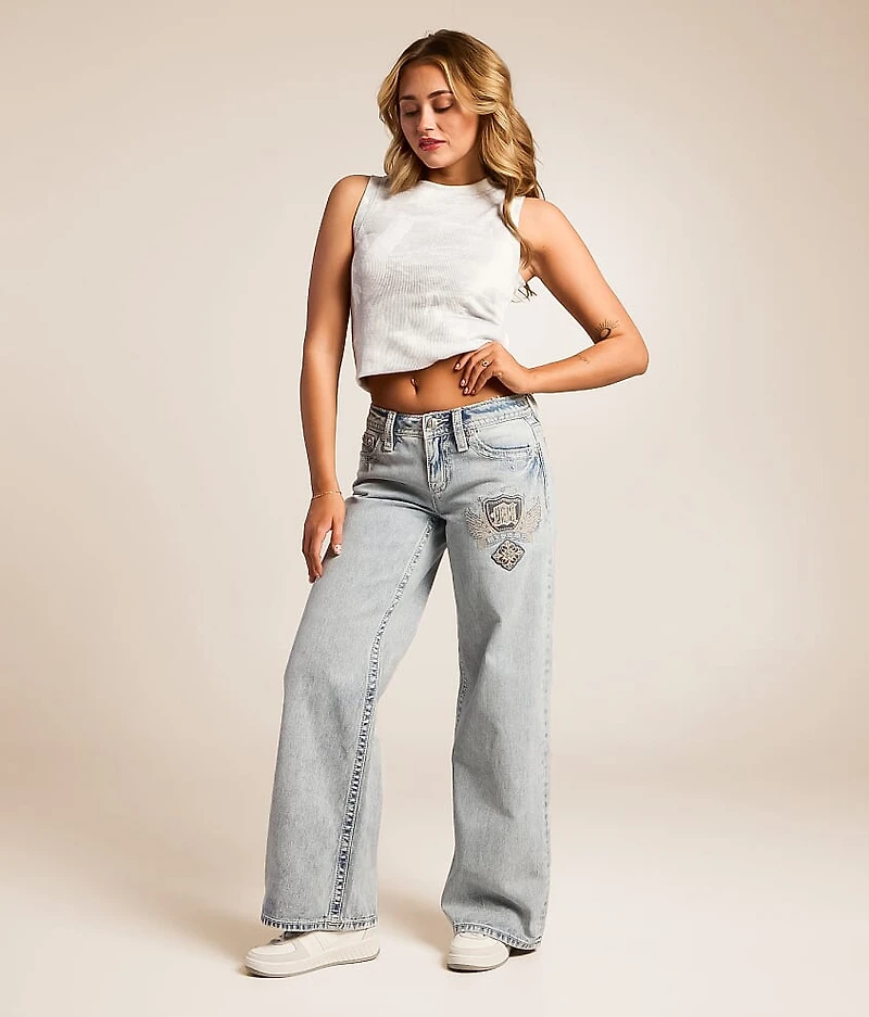 Low Rise Wide Leg Jean