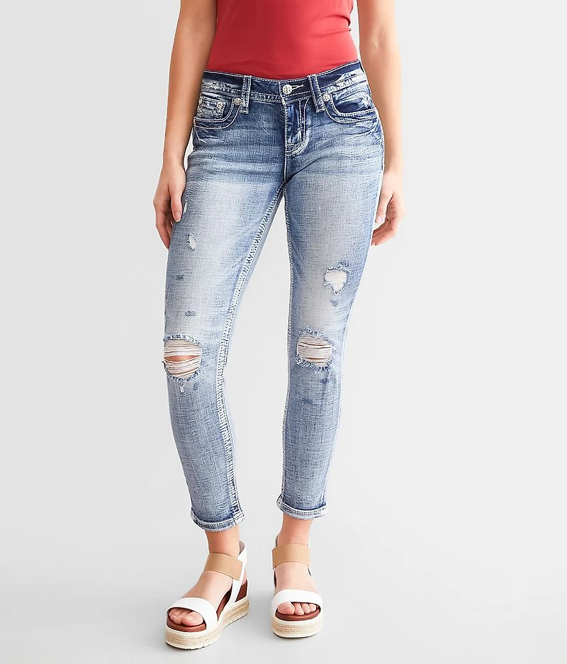 Low Rise Ankle Skinny Stretch Jean