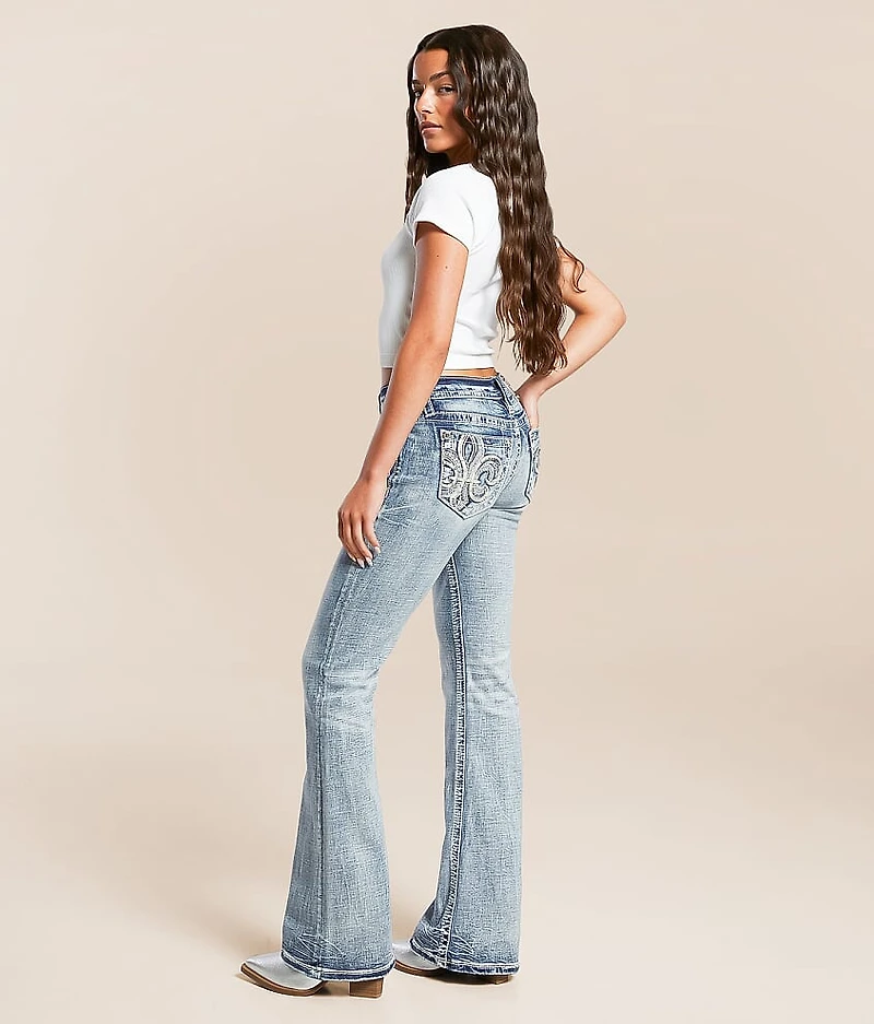 Low Rise Flare Stretch Jean