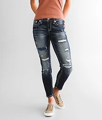 Low Rise Ankle Skinny Stretch Jean
