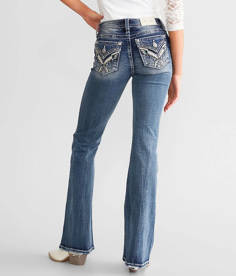 Low Rise Flare Stretch Jean