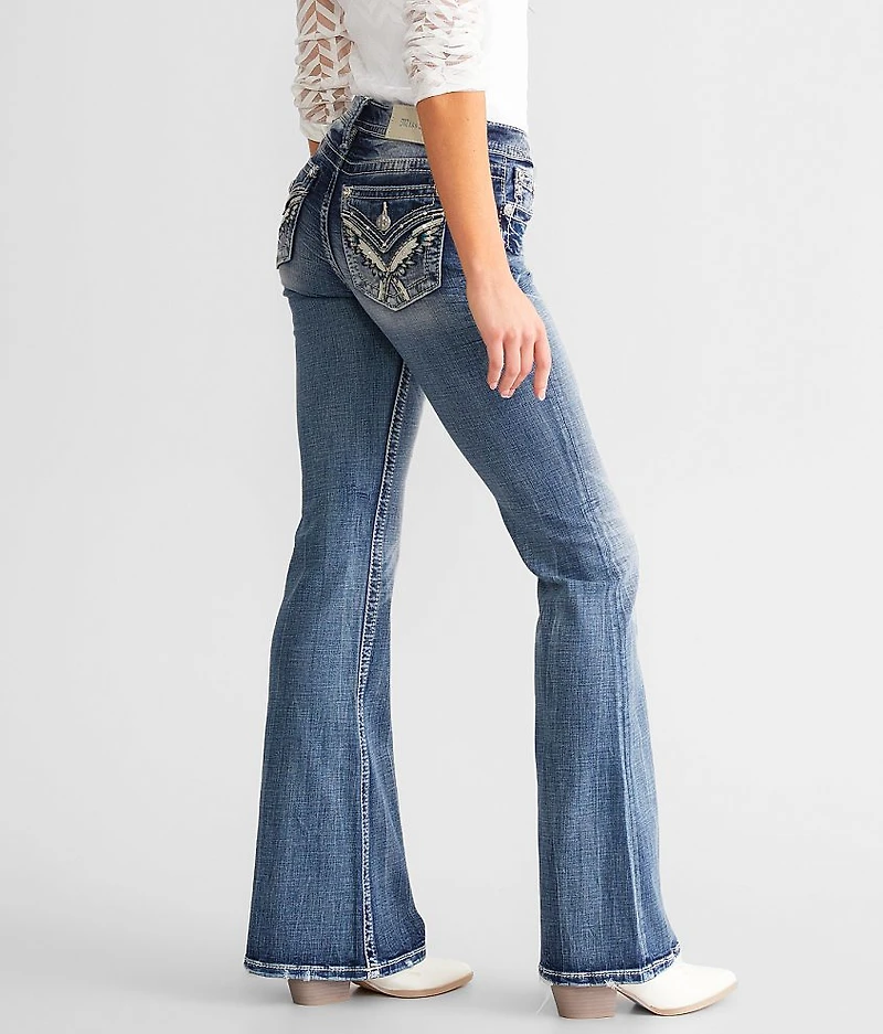 Low Rise Flare Stretch Jean