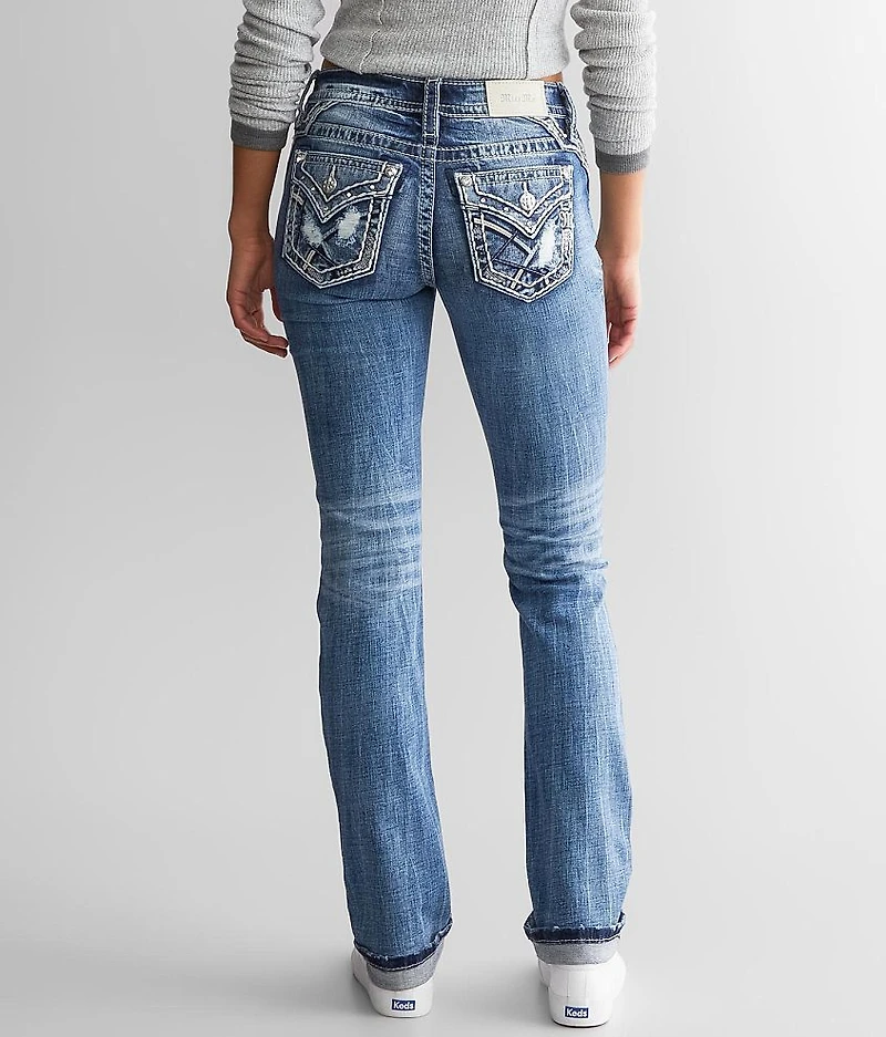 Low Rise Straight Stretch Jean