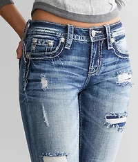Low Rise Straight Stretch Jean