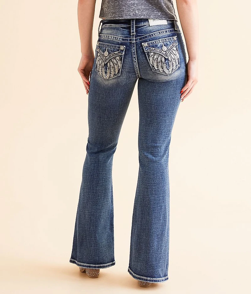 Low Rise Flare Stretch Jean