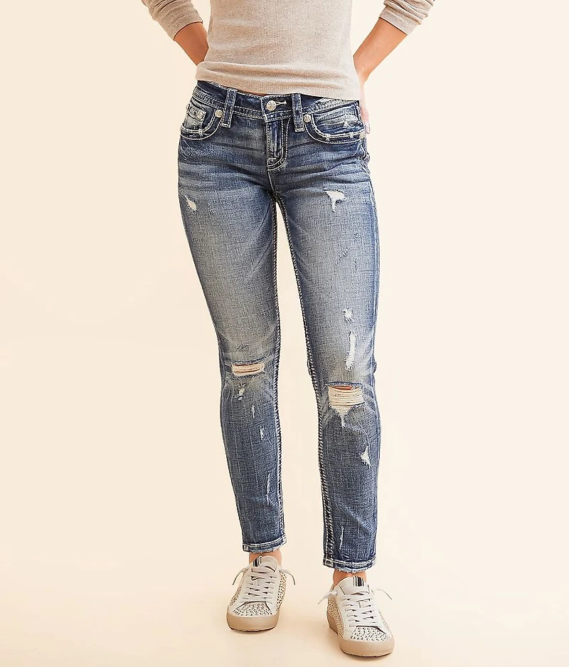 Low Rise Ankle Skinny Stretch Jean