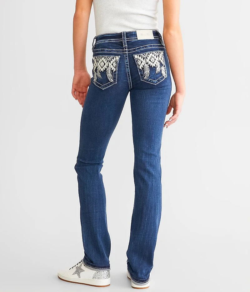 Low Rise Straight Stretch Jean