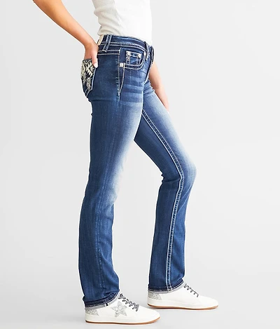 Low Rise Straight Stretch Jean