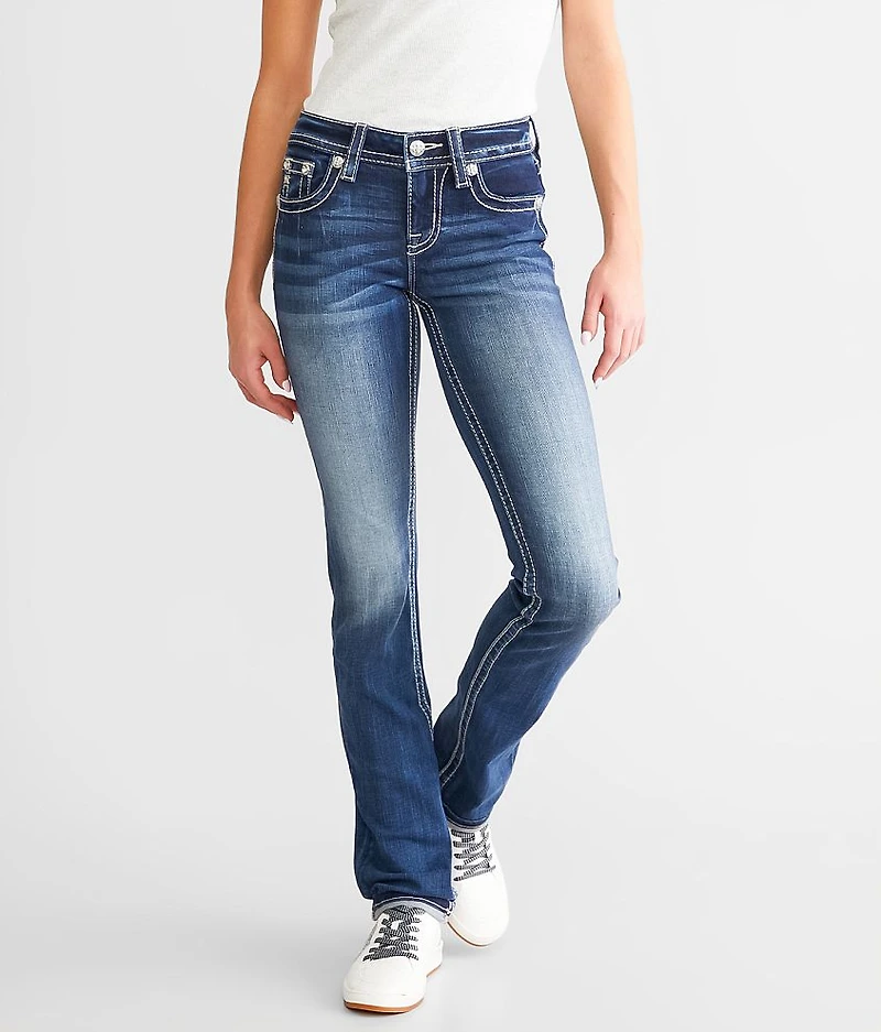 Low Rise Straight Stretch Jean