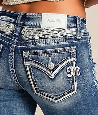 Low Rise Flare Stretch Jean