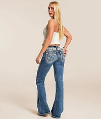 Low Rise Flare Stretch Jean