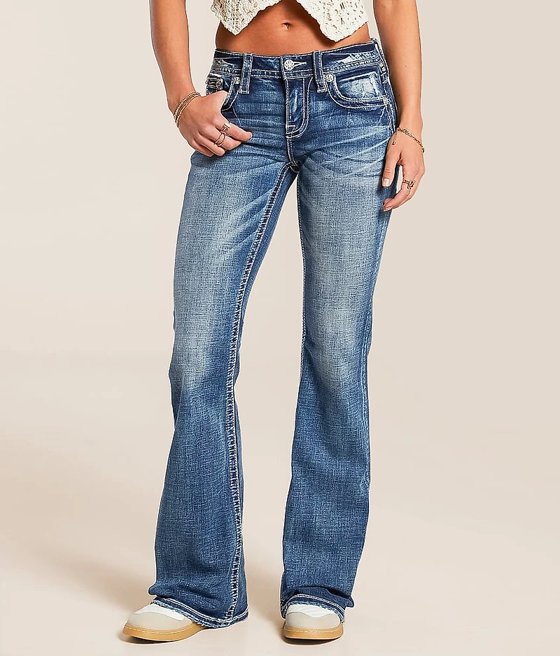 Low Rise Flare Stretch Jean