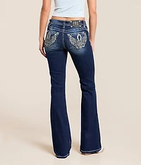 Low Rise Flare Stretch Jean
