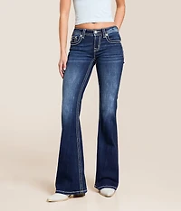 Low Rise Flare Stretch Jean