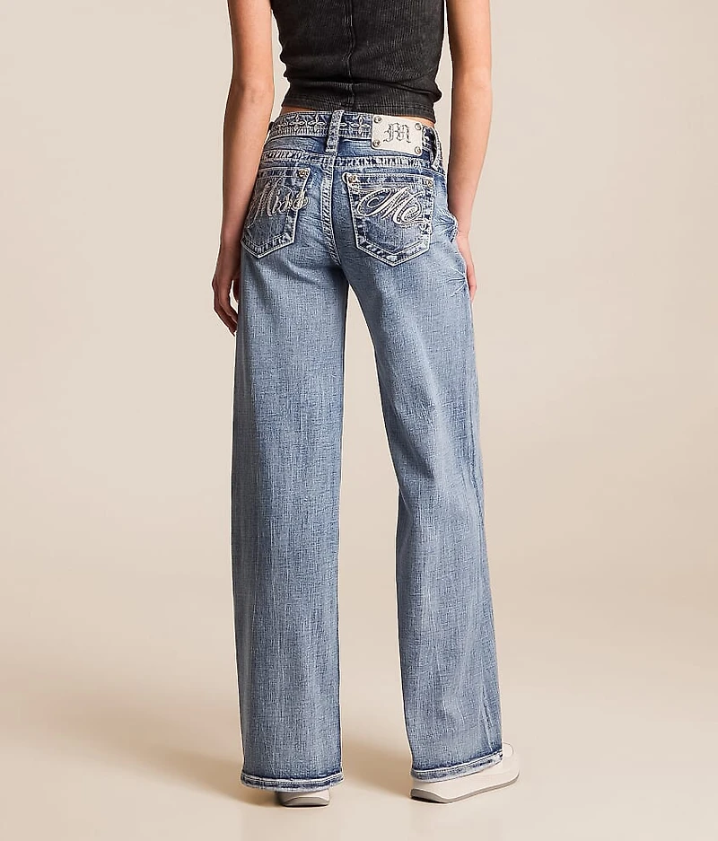 Low Rise Wide Leg Jean