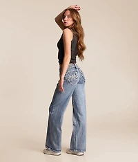 Low Rise Wide Leg Jean