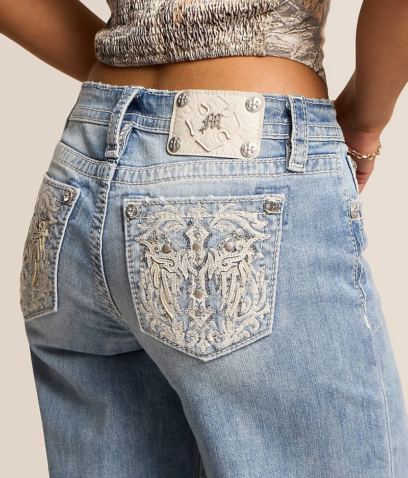 Low Rise Wide Leg Stretch Jean