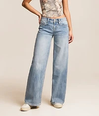 Low Rise Wide Leg Stretch Jean