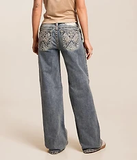 Low Rise Wide Leg Stretch Jean